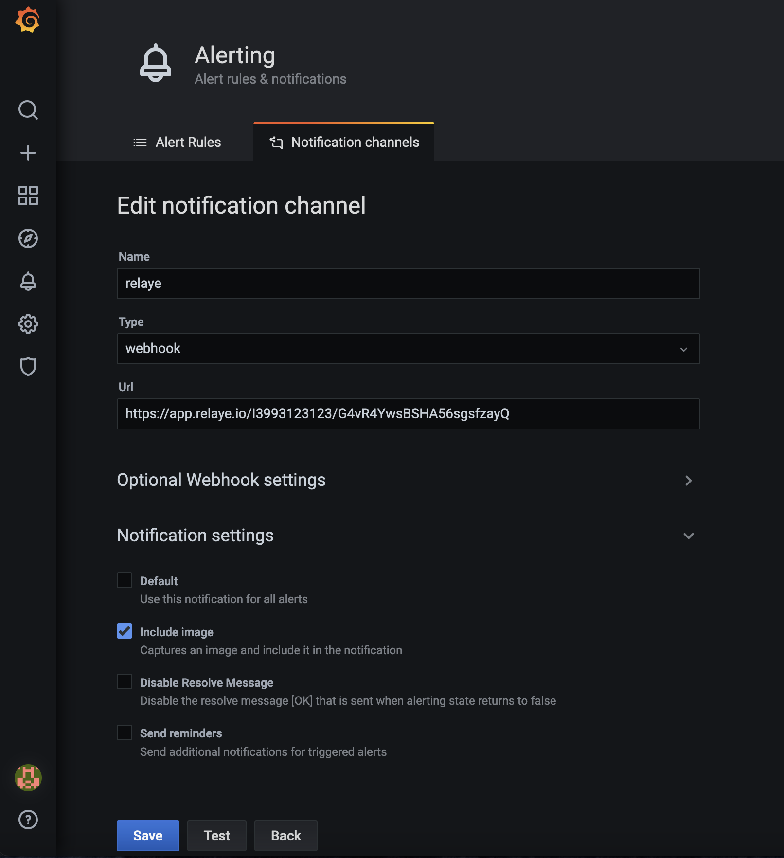 Relaye Setup Process