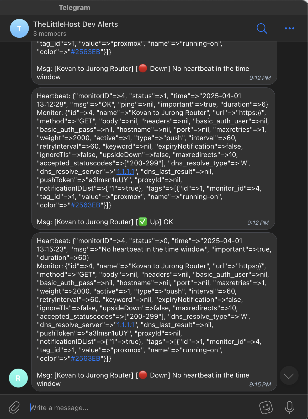 Telegram Notification